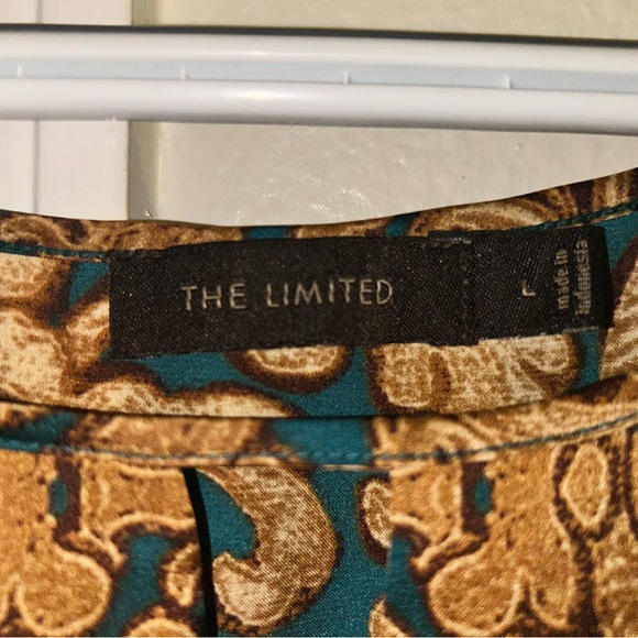 The Limited Gold and Green Baroque Blouse - Picture 2 of 3